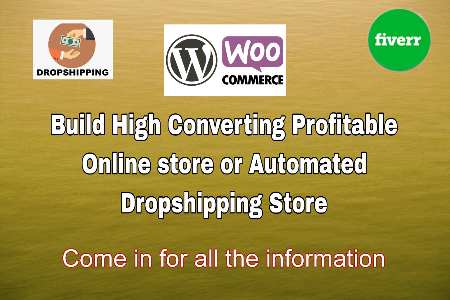 Build website, Store Design, Automated Dropshipping Store, Ecommerce Store, Reselling Shop, One Product Store, Pre Built Store