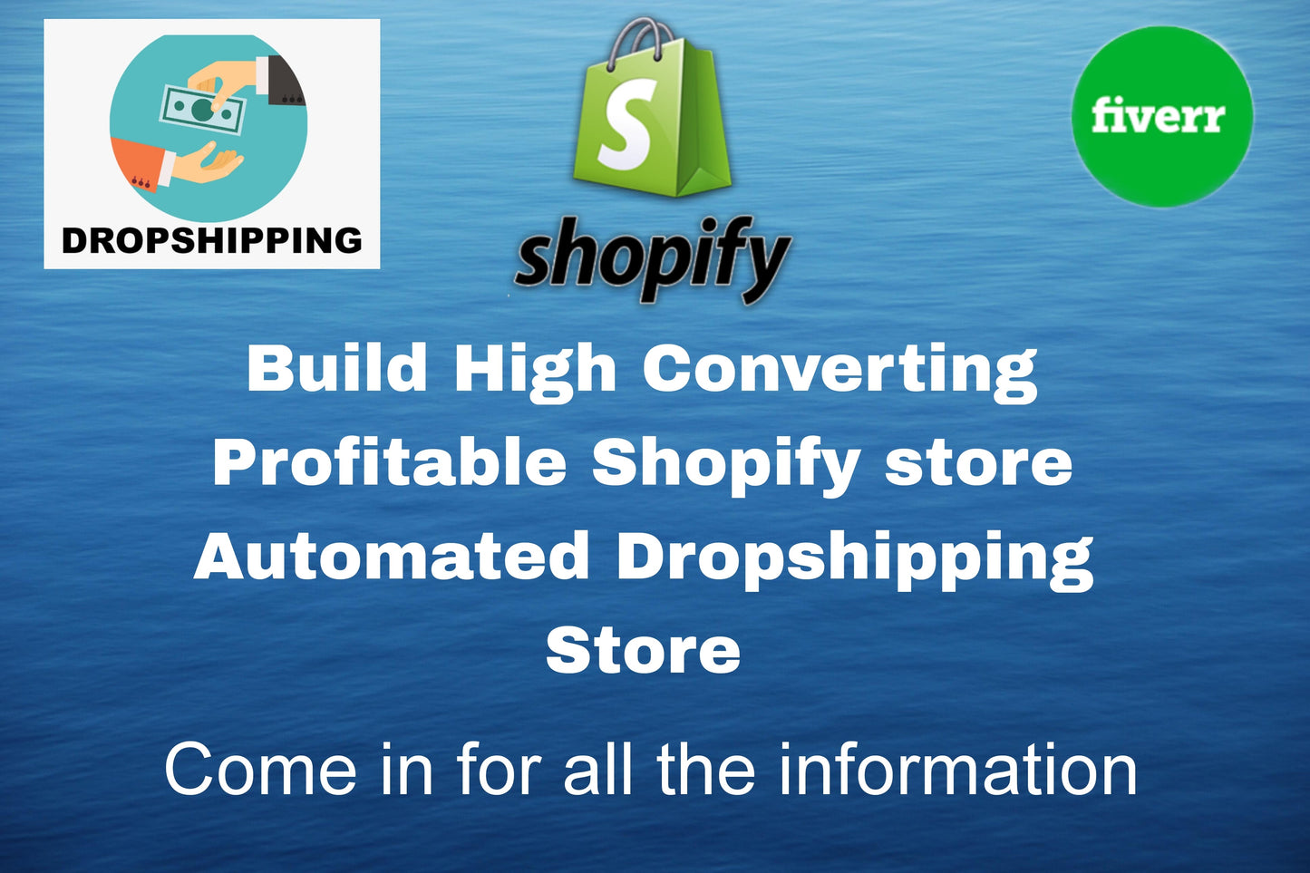 Build website, Store Design, Automated Dropshipping Store, Ecommerce Store, Reselling Shop, One Product Store, Pre Built Store